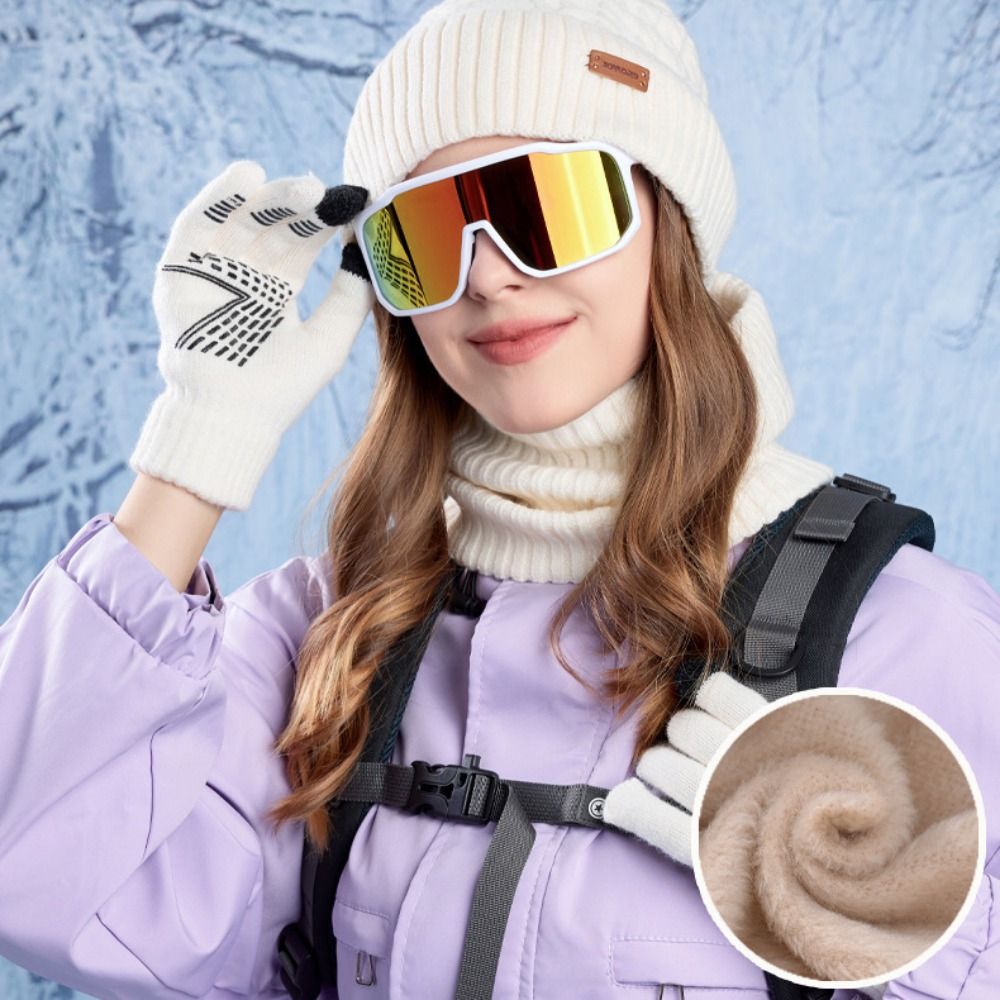 Wool Glove Lined - 3-częściowy zestaw: czapka, szalik i rękawiczki
