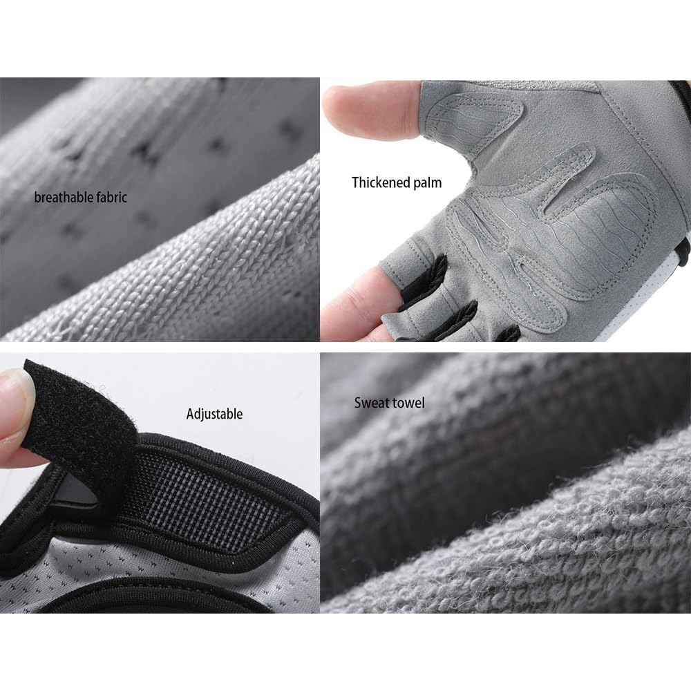 Cycling Glove Padded - Rękawiczki treningowe bez palców dla kobiet,