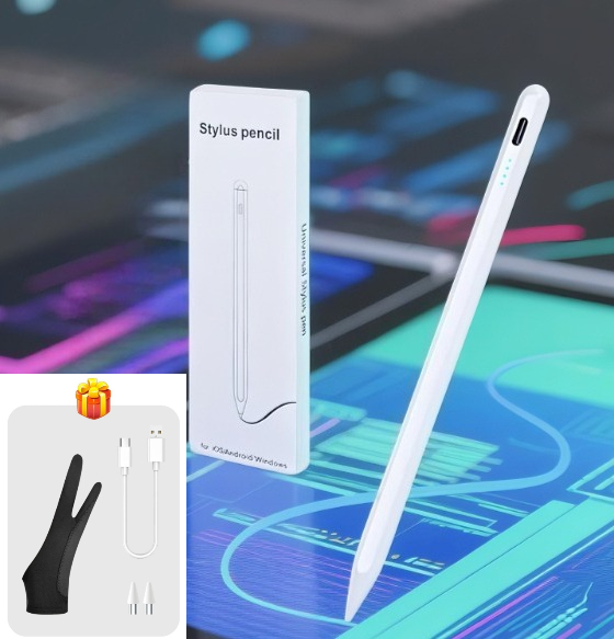 Touchscreen Glove Capacitive - Akumulatorowy rysik do Androida z funkcją