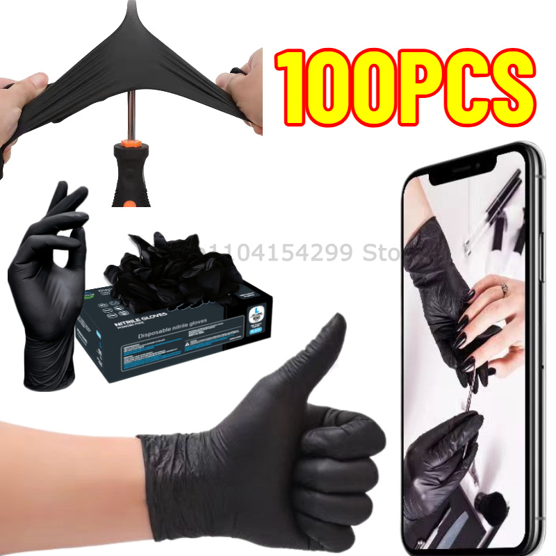 Nitrile Mechanic Glove - Jednorazowe nitrylowe wodoodporne rękawice do mycia