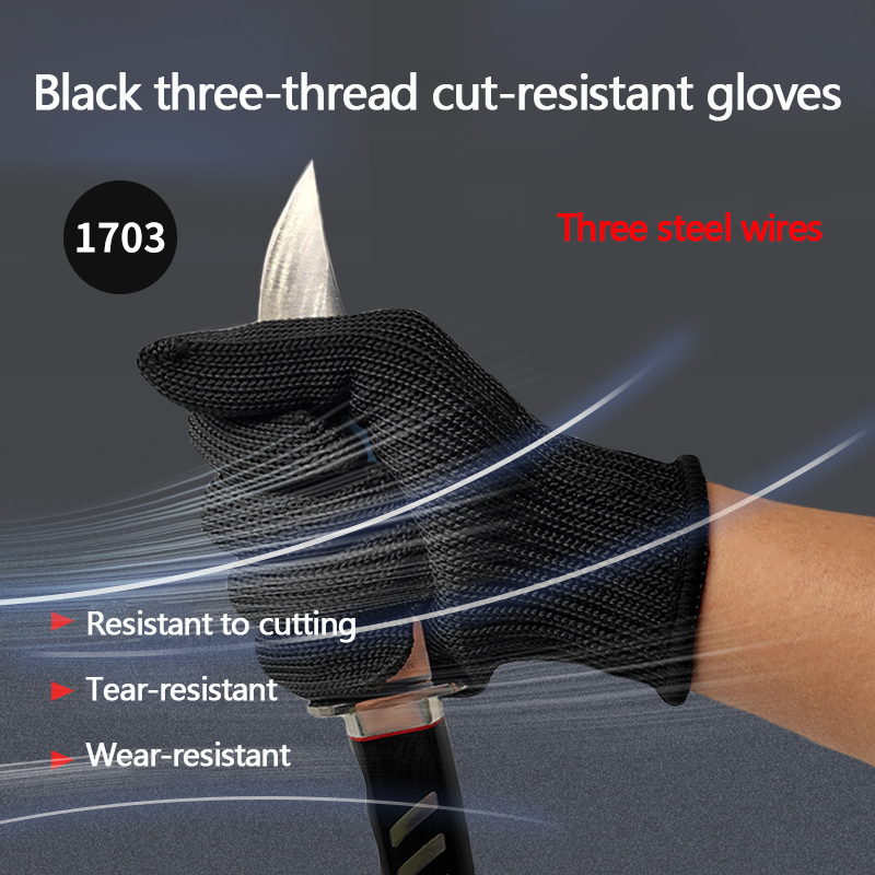 Cut Resistant Glove - Rękawice przeciwprzecięciowe, klasa 5, trójwarstwowe rękawice