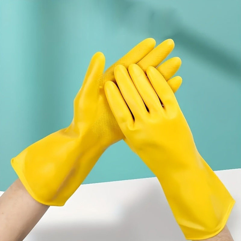 Dish Glove Rubber - 1 Para (2 szt.) Gumowe Rękawice