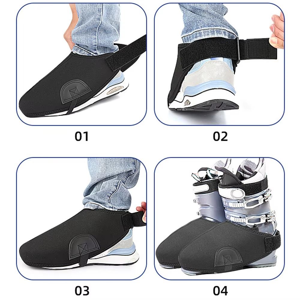 Winter Glove Insulated - Ocieplacze na buty narciarskie antypoślizgowe, wiatroodporne,