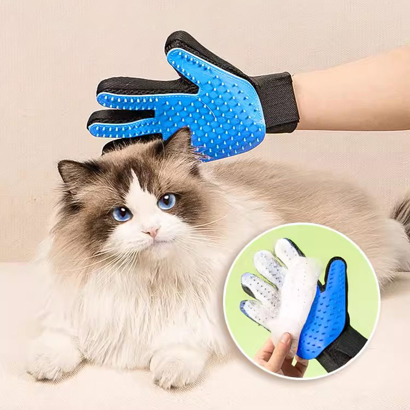 Rubber Glove Cleaning - Rękawiczki do usuwania sierści zwierząt Gumowa