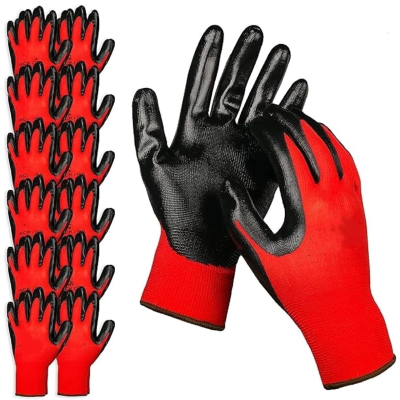 Nitrile Mechanic Glove - 4/20 SZT. Rękawice robocze ochronne powlekane