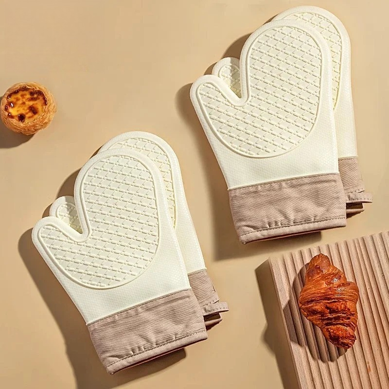 Oven Mitt Silicone - 1 szt. Żaroodporne silikonowe rękawice kuchenne