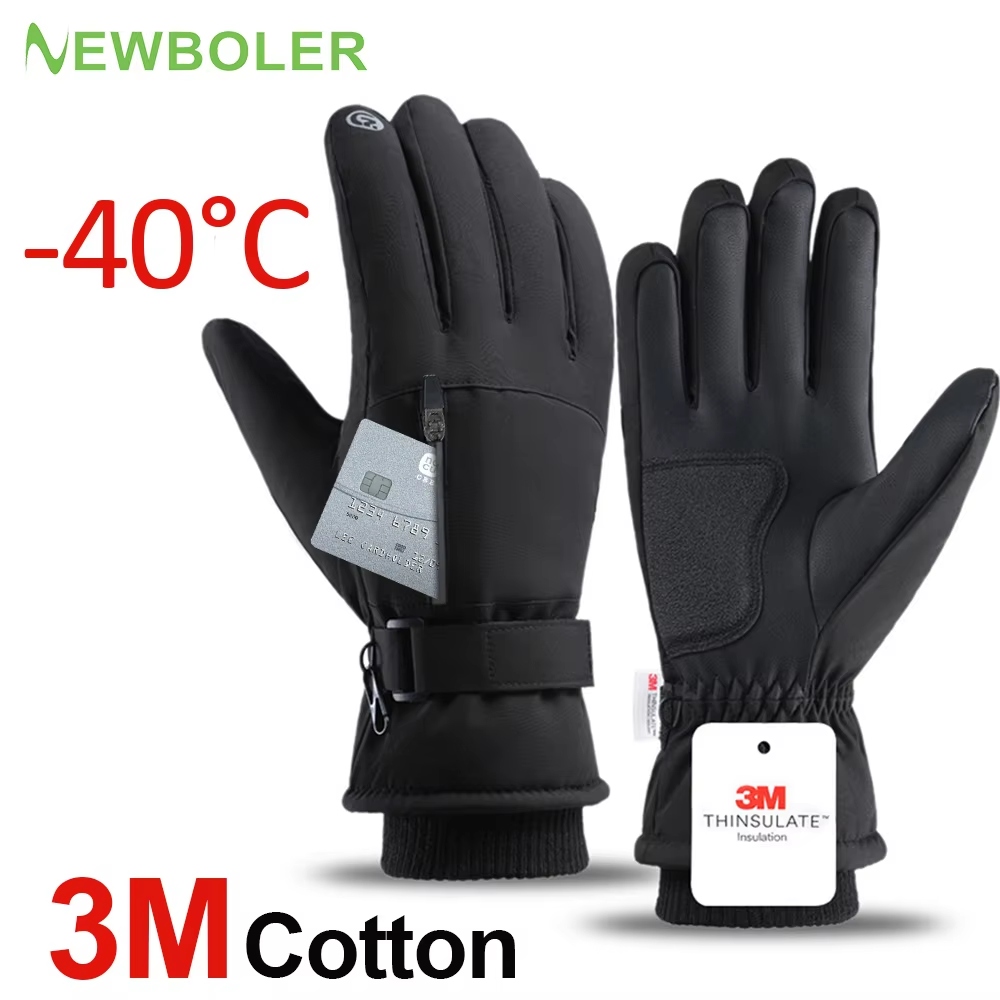 Ski Glove Waterproof - Męskie zimowe wodoodporne rękawiczki rowerowe Outdoor