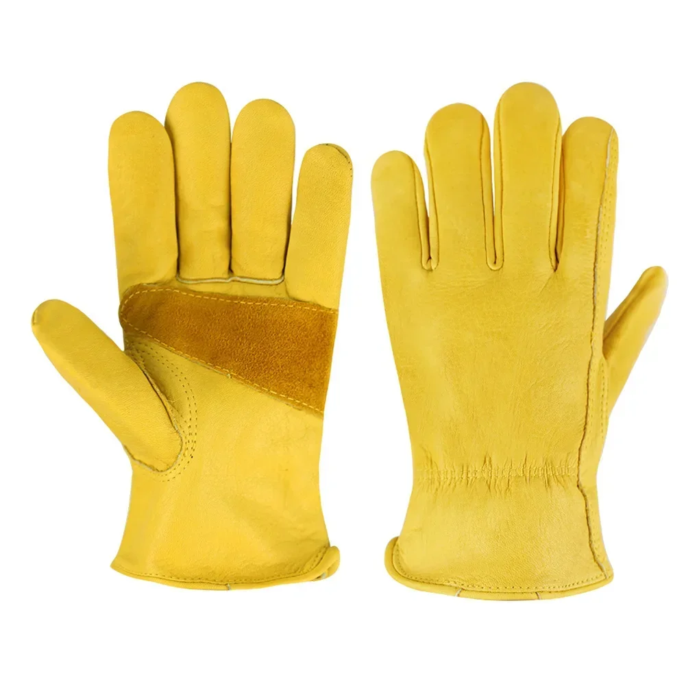 Leather Driving Glove - Skórzane rękawice robocze do pracy w