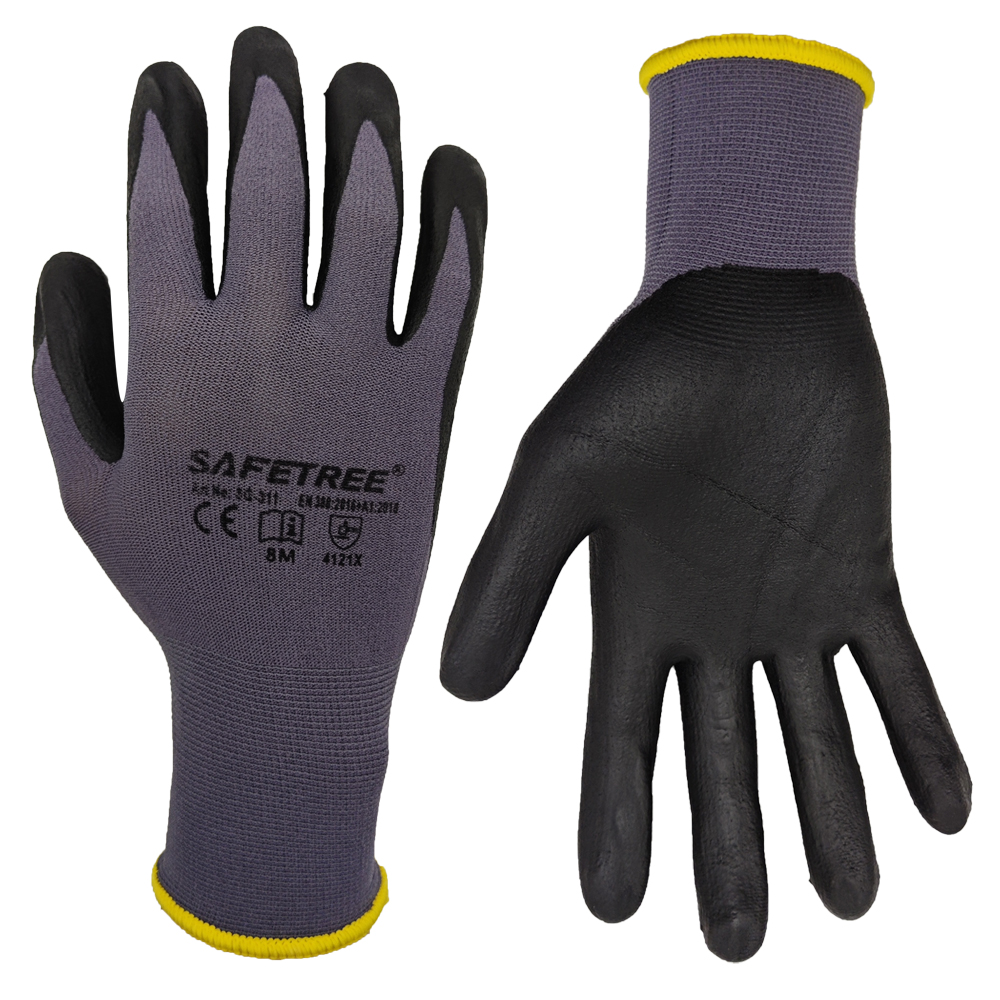 Nitrile Mechanic Glove - SAFETREE 10 par Nylonowe rękawice ochronne