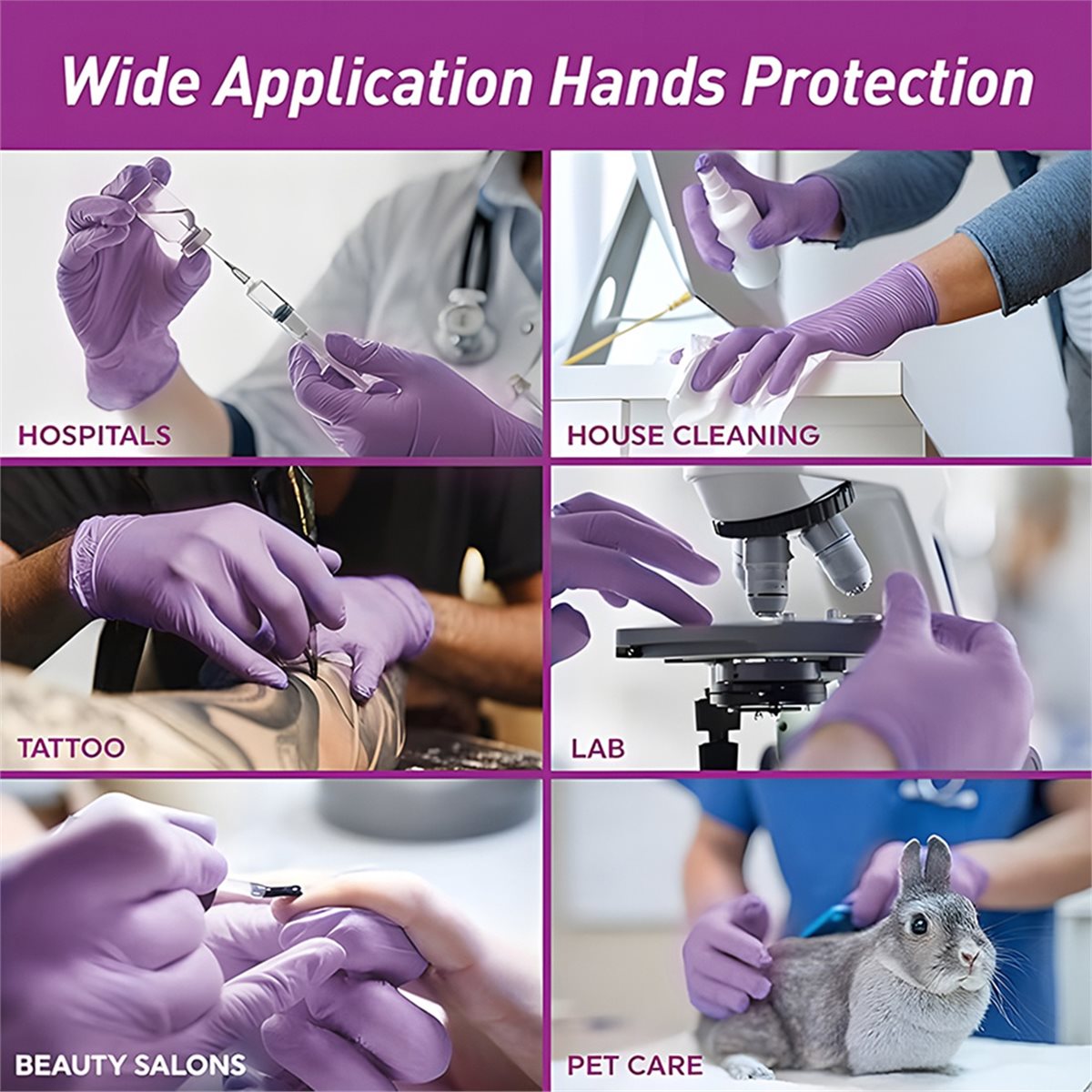 Exam Glove Nitrile - 2026 Nowe Rękawice Nitrylowe 100 szt.