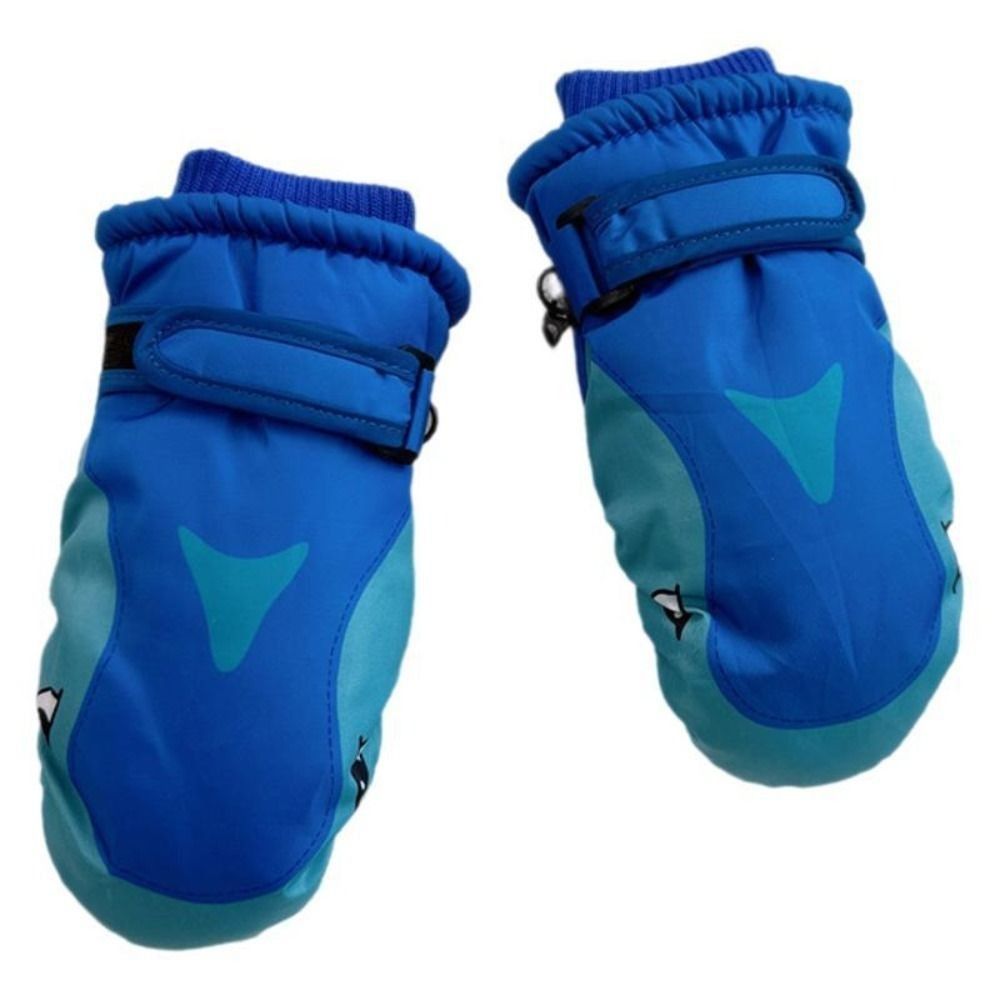 Ski Glove Waterproof - Dziecięce rękawice narciarskie z kreskówkowym wzorem
