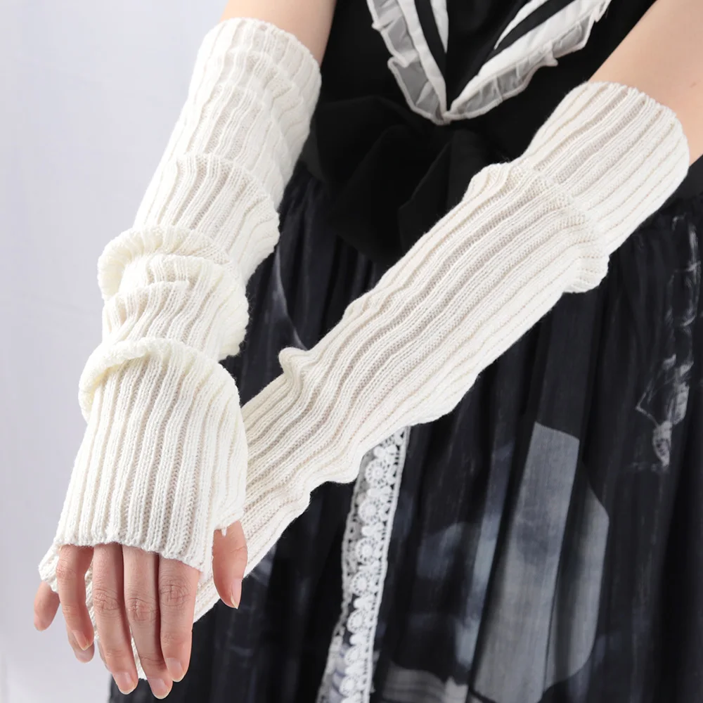 Fingerless Glove Knit - Nowe rękawki damskie z dzianiny 52