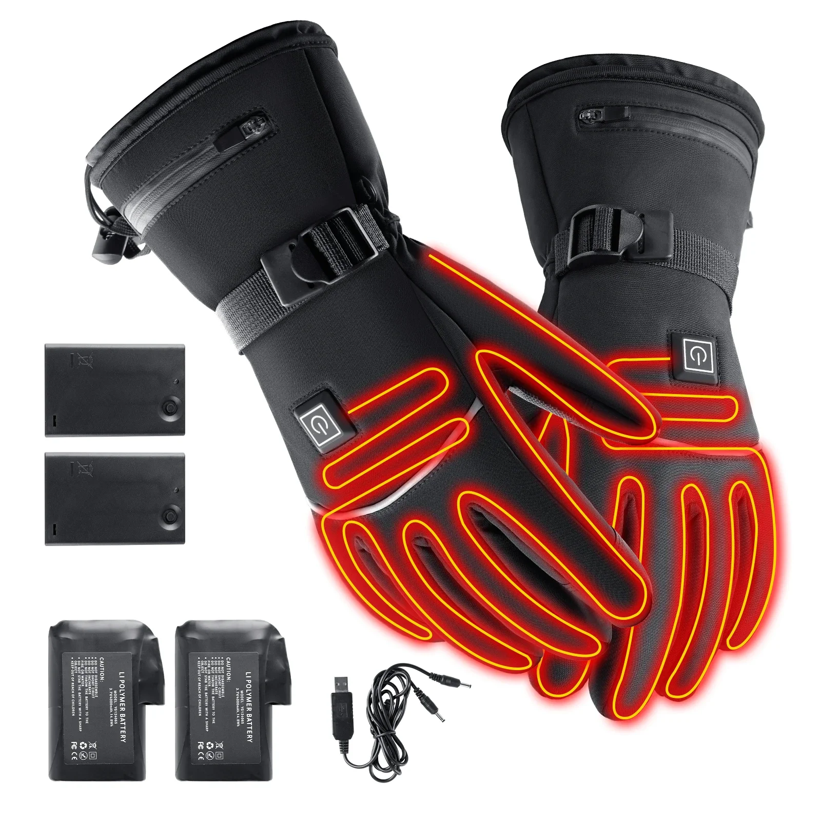 Gardening Glove Waterproof - Elektryczne podgrzewane rękawiczki motocyklowe zimowe Moto