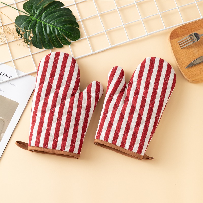 Oven Mitt Silicone - 2 szt. Grube rękawice kuchenne do
