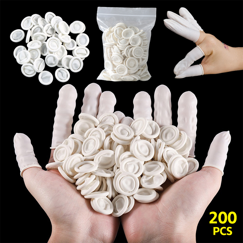 Latex Disposable Glove - 200 sztuk/worek jednorazowe lateksowe gumowe łóżeczka
