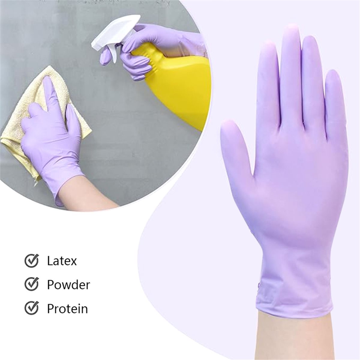 Exam Glove Nitrile - Wysokiej jakości 100 szt. nitrylowych rękawic