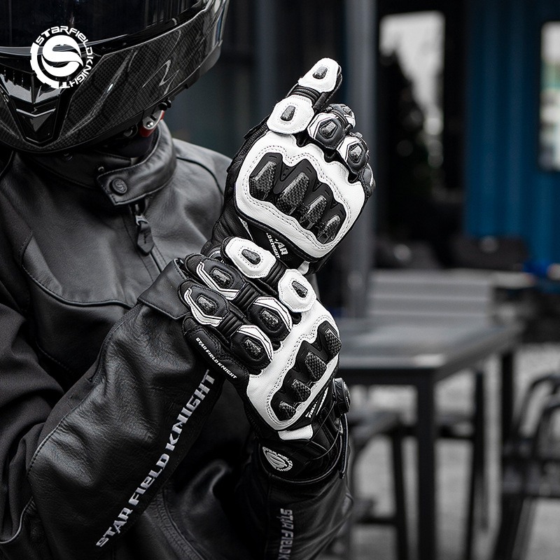 Motorcycle Glove Knuckle - Rękawice motocyklowe STAR FIELD KNIGHT męskie,