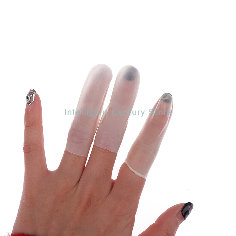 Latex Disposable Glove - 100 szt. Gumowe, antypoślizgowe, antystatyczne nakładki