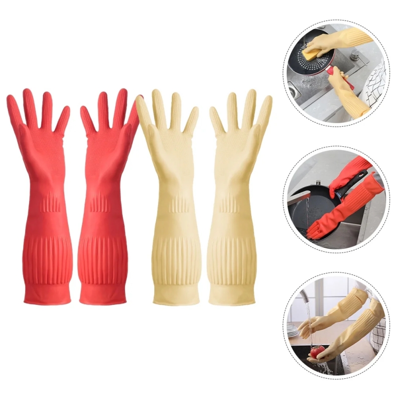 Dish Glove Rubber - Gumowe rękawice do mycia naczyń, wielokrotnego