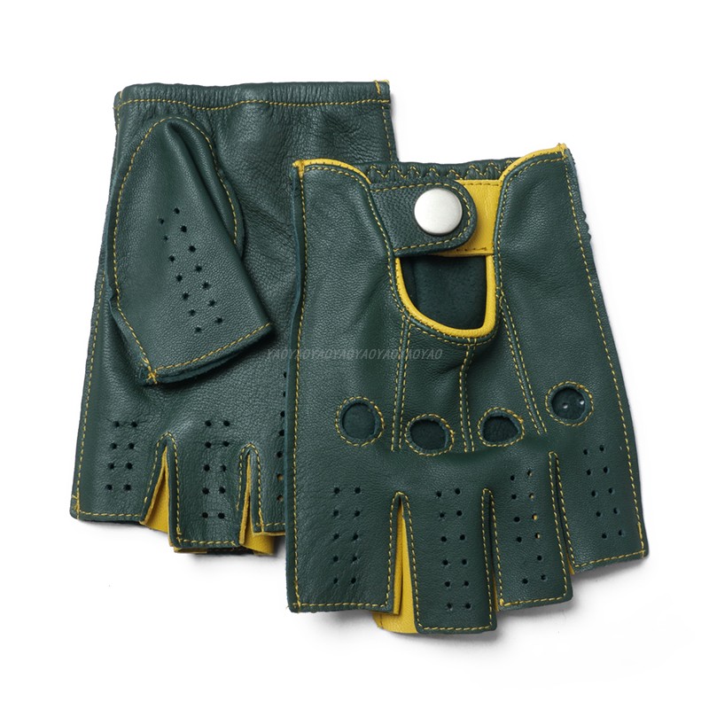 Leather Driving Glove - Wysokiej jakości męskie rękawiczki ze skóry