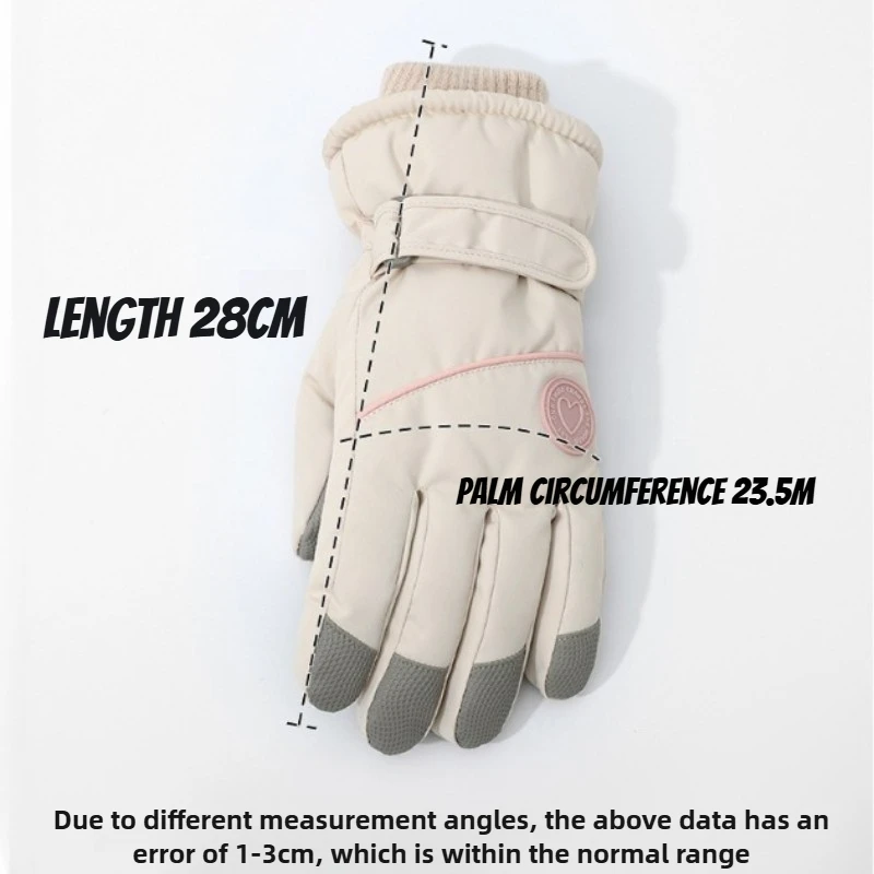 Winter Glove Insulated - Zimowe rękawice narciarskie z polarową podszewką,
