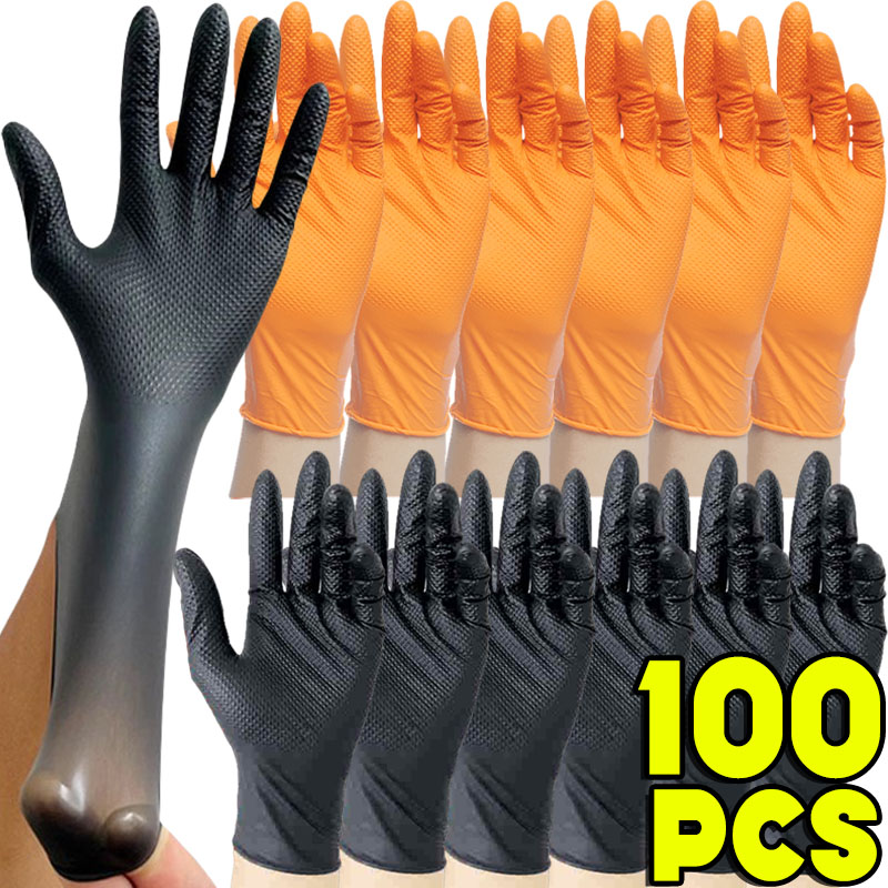 Nitrile Mechanic Glove - Grube, wytrzymałe rękawice nitrylowe 8Mil Extra