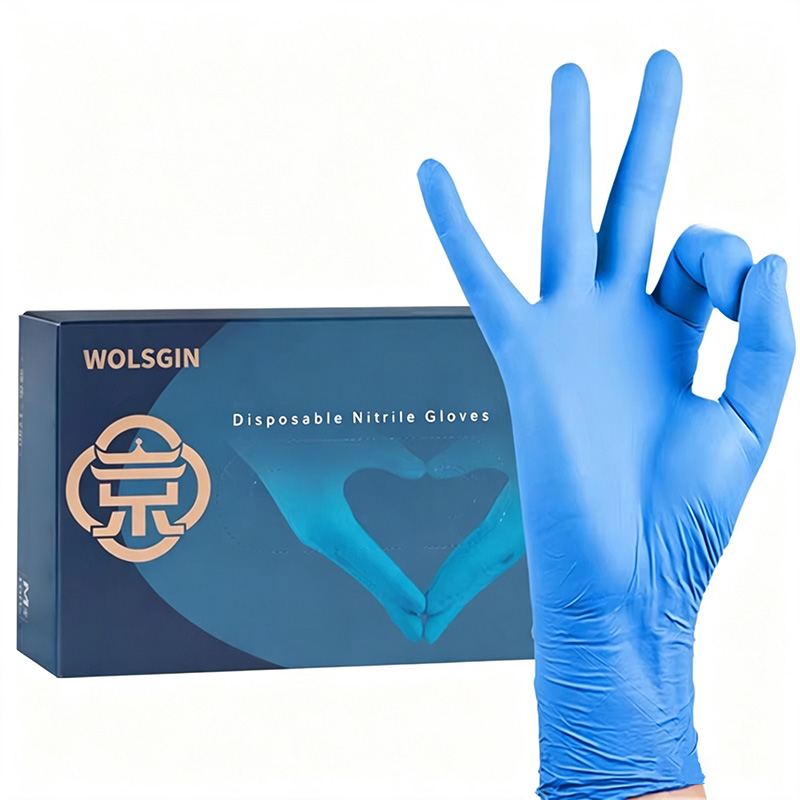 Rubber Glove Cleaning - Rękawice nitrylowe 20/50/100, jednorazowe, bezpudrowe rękawice