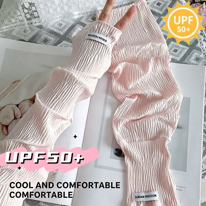 Letnie luźne rękawki z jedwabi – Fingerless Glove Knit recenzja i cena