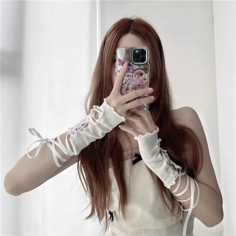 Damskie koronkowe rękawki bez  – Fingerless Glove Knit recenzja i cena