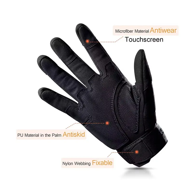 Męskie rękawice taktyczne z pe – Motorcycle Glove Knuckle recenzja i cena