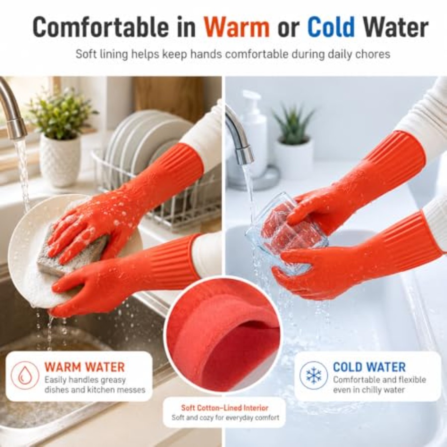 Gumowe rękawice do mycia naczy – Dish Glove Rubber recenzja i cena