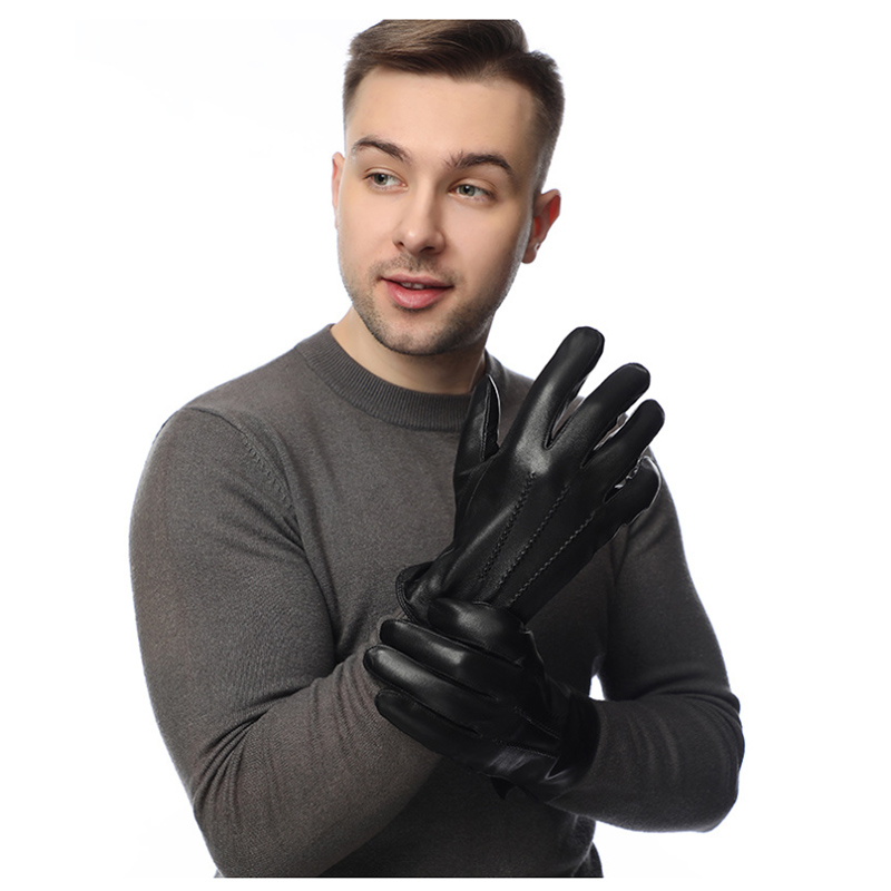 Męskie zimowe rękawice z prawd – Wool Glove Lined recenzja i cena
