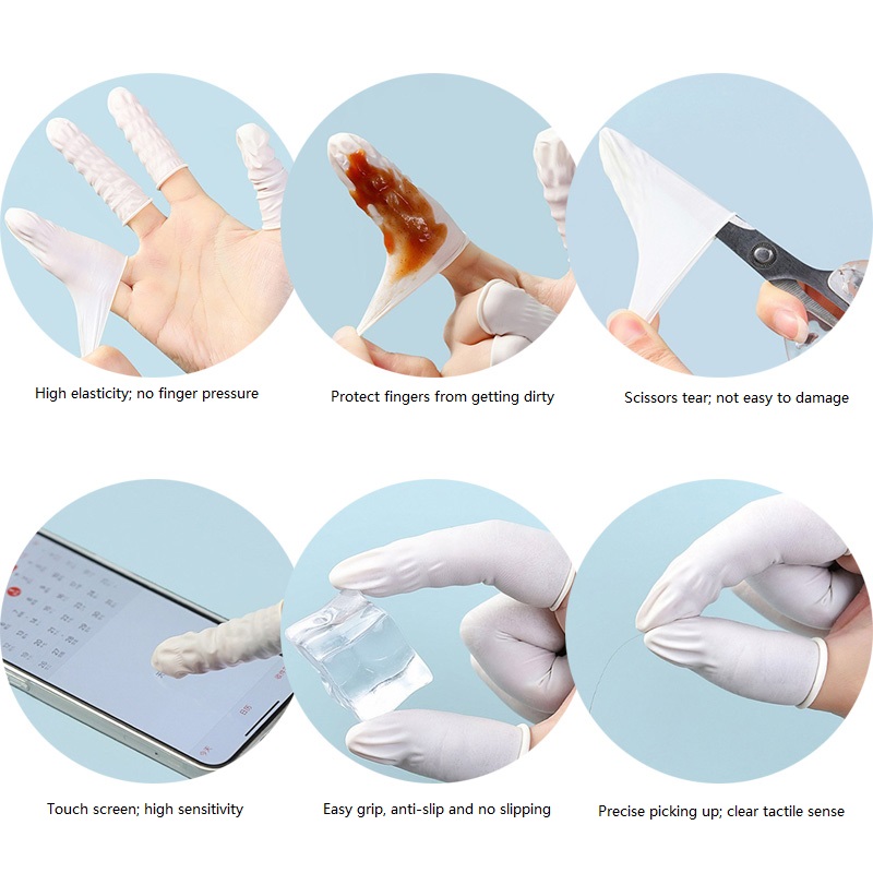 100/200 SZT. Bezpyłowe, antypo – Latex Disposable Glove recenzja i cena