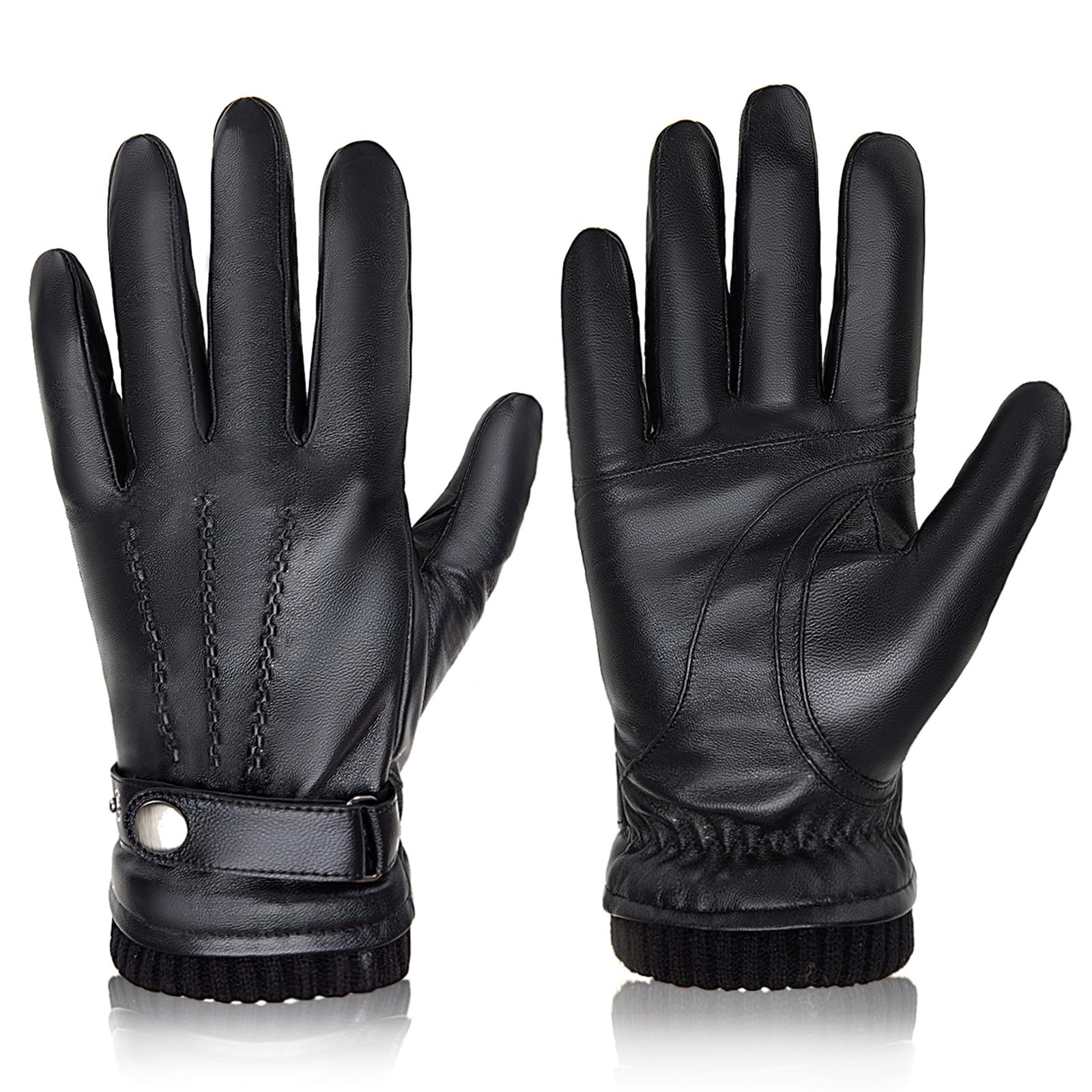 Rękawice męskie BISON DENIM z  – Leather Driving Glove recenzja i cena