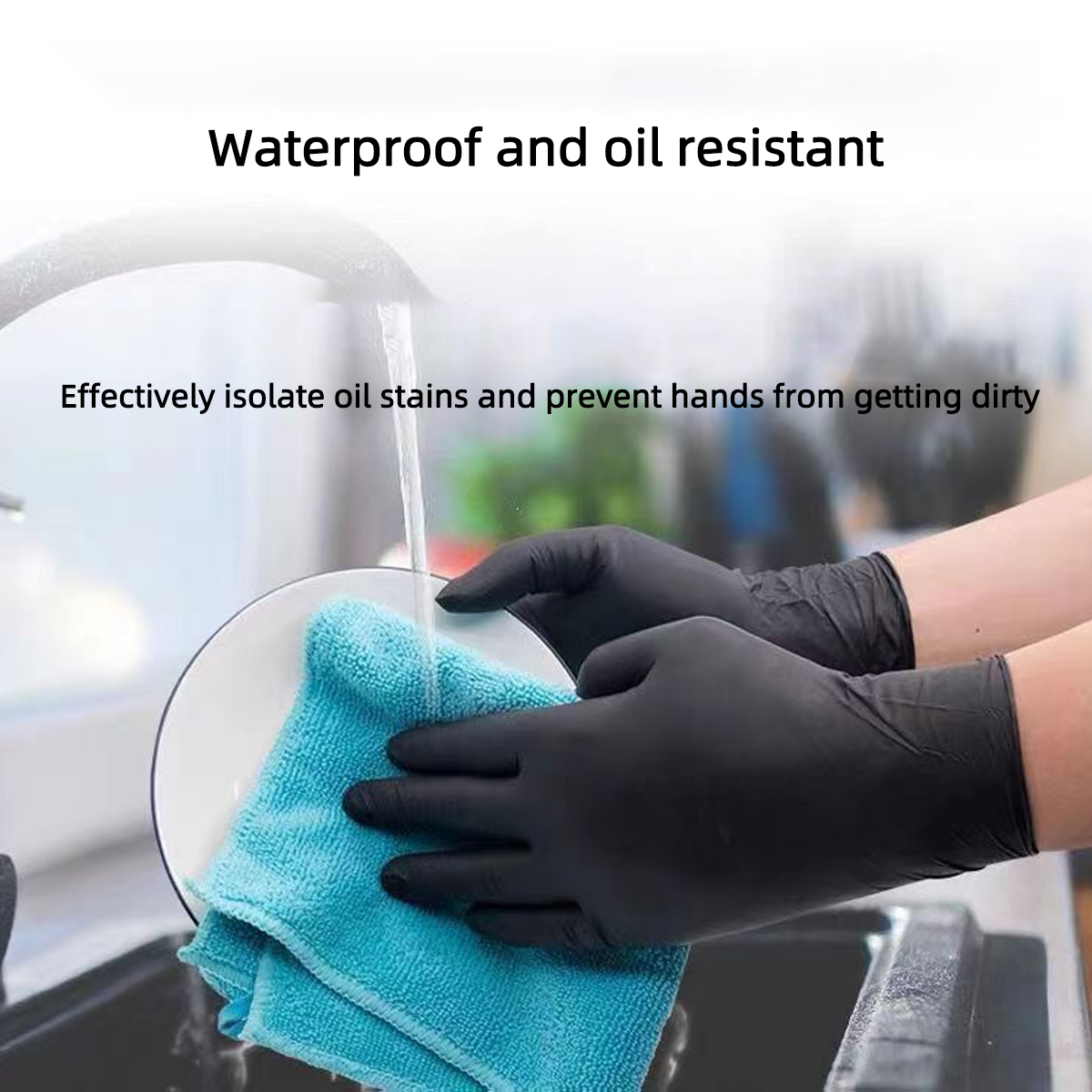 20/50/100 szt. Czarne winylowe – Rubber Glove Cleaning recenzja i cena