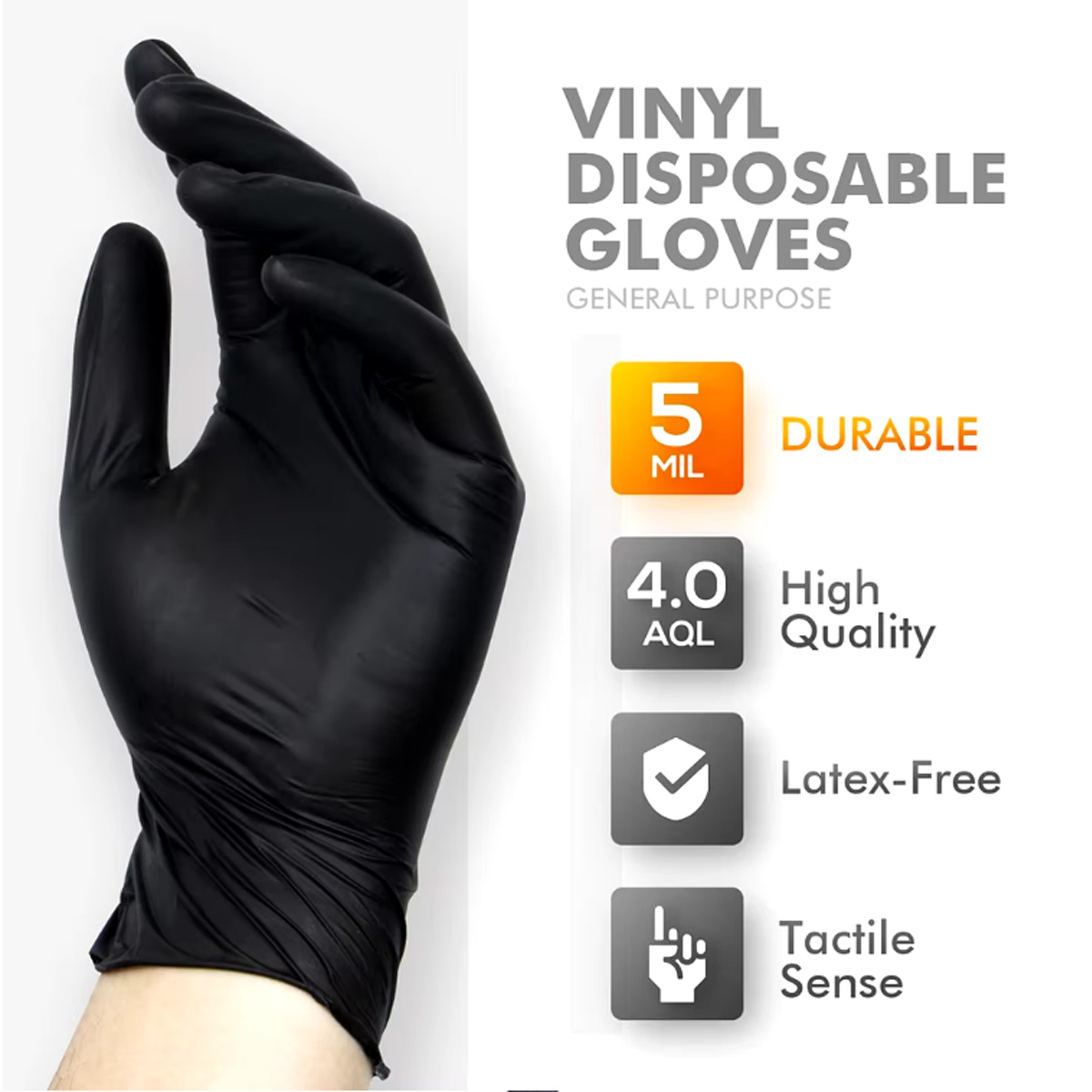 20/50/100 szt. Czarne winylowe – Rubber Glove Cleaning recenzja i cena