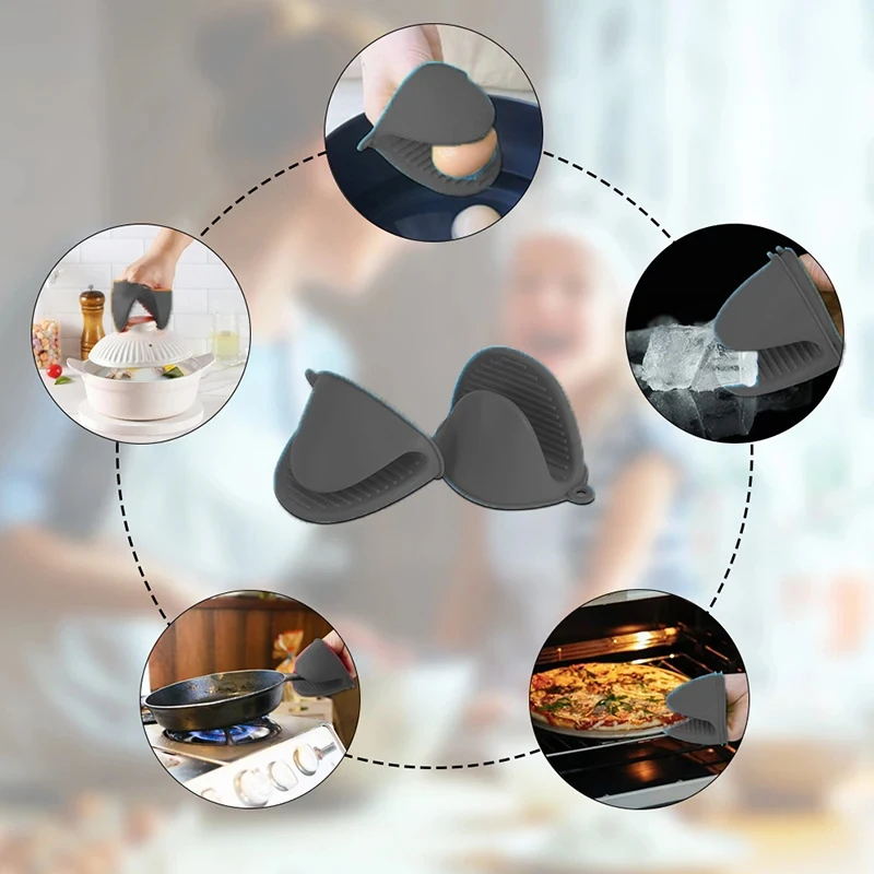 2 szt. Mini Rękawice Kuchenne  – Oven Mitt Silicone recenzja i cena