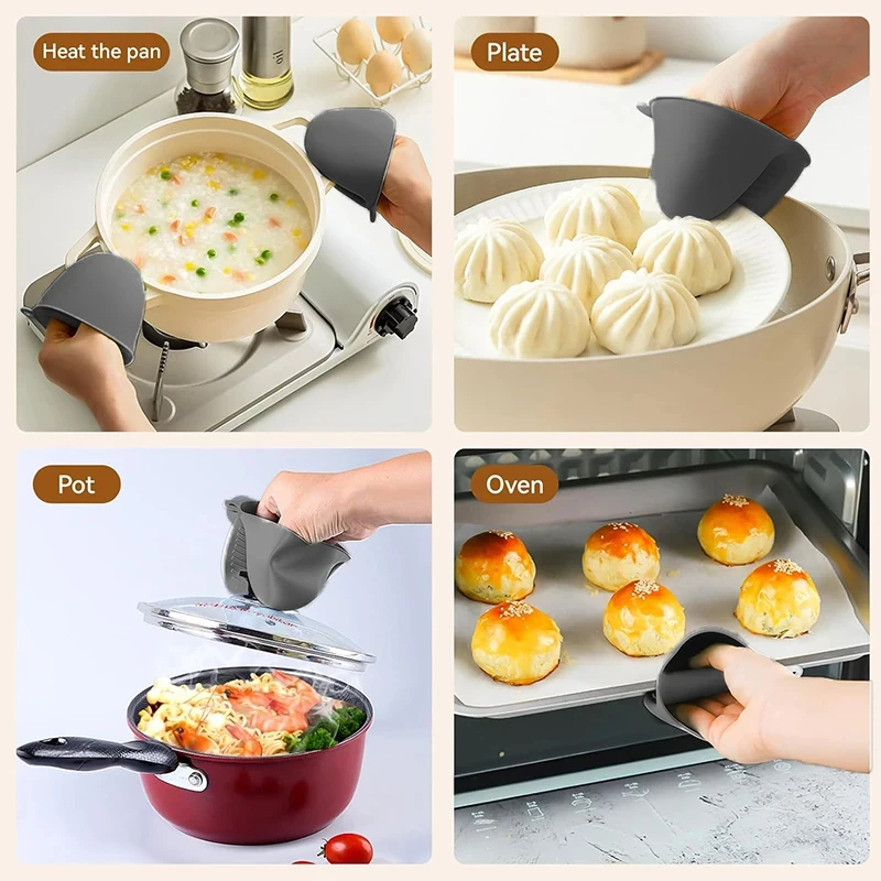 2 szt. Mini Rękawice Kuchenne  – Oven Mitt Silicone recenzja i cena