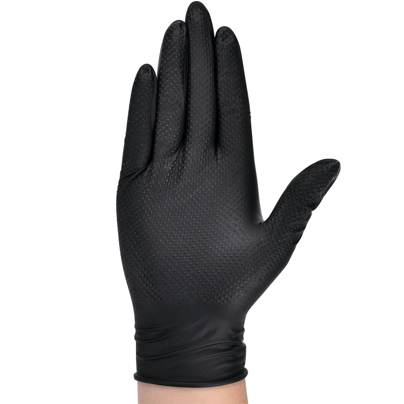 Wytrzymałe czarne rękawice nit – Nitrile Mechanic Glove recenzja i cena