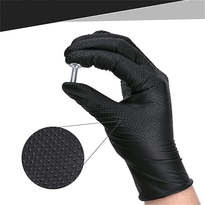Wytrzymałe czarne rękawice nit – Nitrile Mechanic Glove recenzja i cena