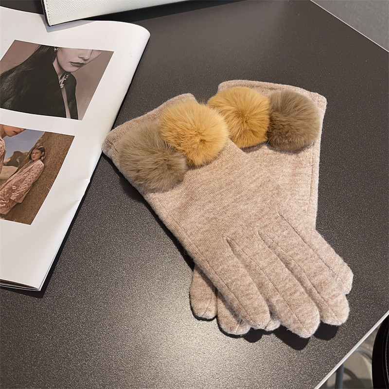 Rękawiczki damskie wełniane w  – Wool Glove Lined recenzja i cena