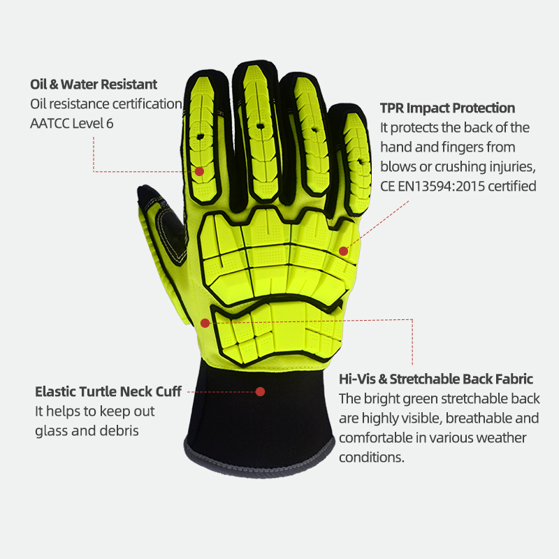 Rękawice robocze ratownicze i  – Work Glove Impact recenzja i cena