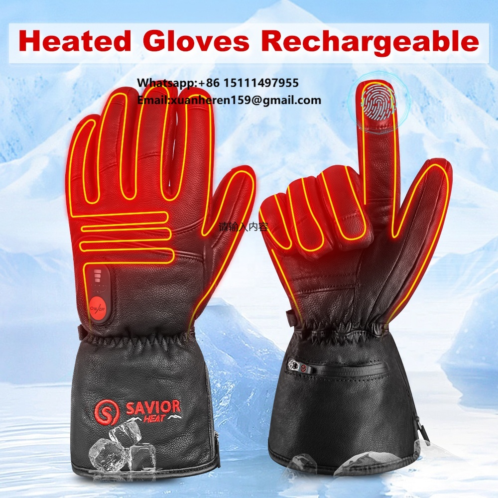 Podgrzewane skórzane rękawice  – Ski Glove Waterproof recenzja i cena