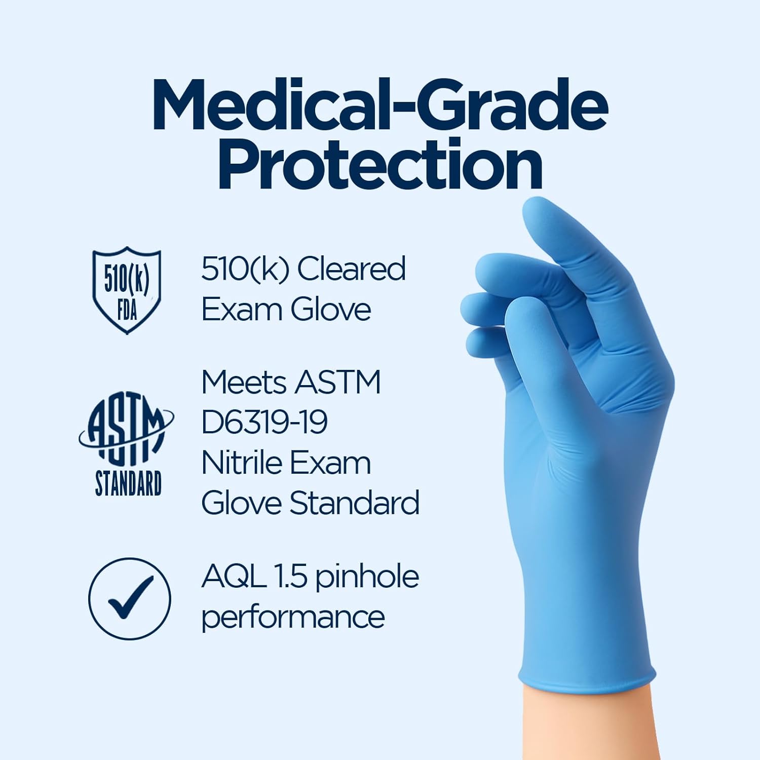 Rękawice nitrilowe medyczne, 1 – Exam Glove Nitrile recenzja i cena