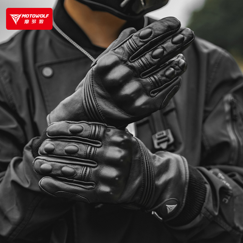 Zimowe rękawice motocyklowe dl – Motorcycle Glove Knuckle recenzja i cena