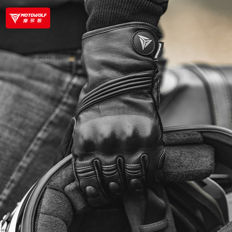 Zimowe rękawice motocyklowe dl – Motorcycle Glove Knuckle recenzja i cena