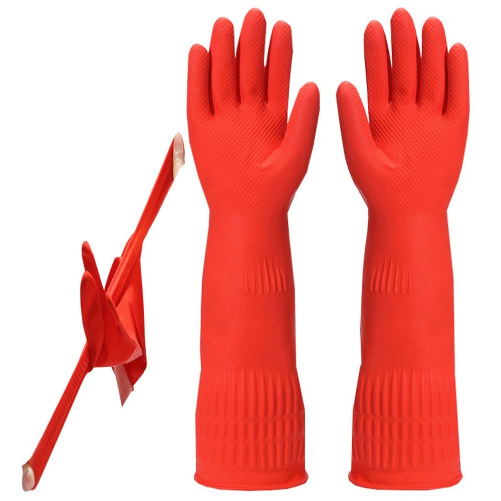 1 para wytrzymałej rękawice gu – Dish Glove Rubber recenzja i cena