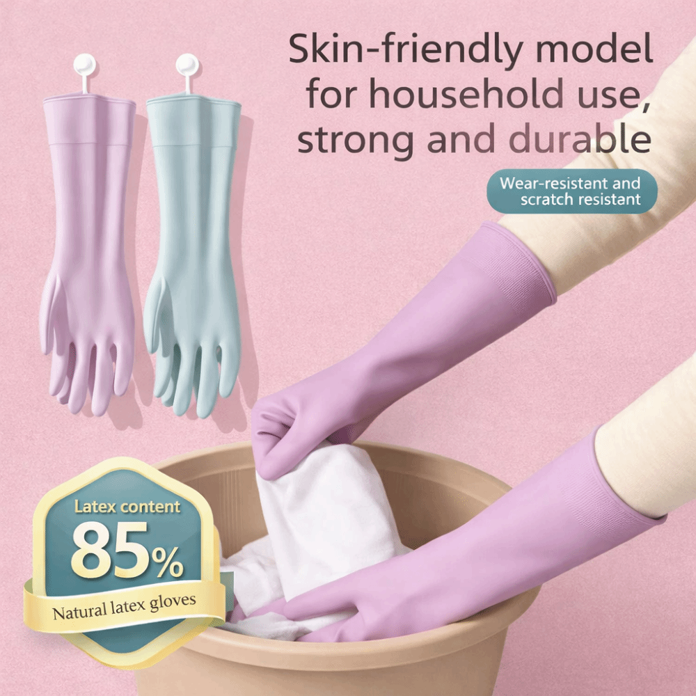 Lateksowe rękawice do mycia na – Dish Glove Rubber recenzja i cena