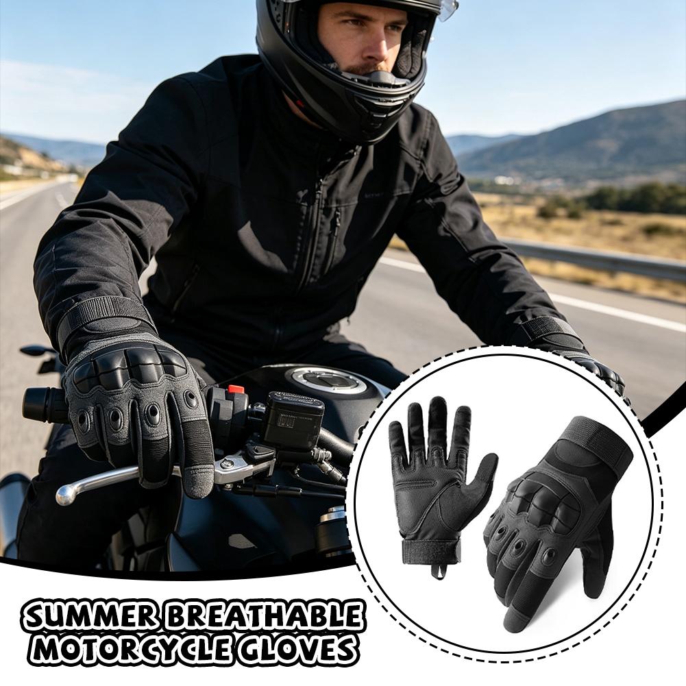 Letnie rękawice motocyklowe z  – Motorcycle Glove Knuckle recenzja i cena