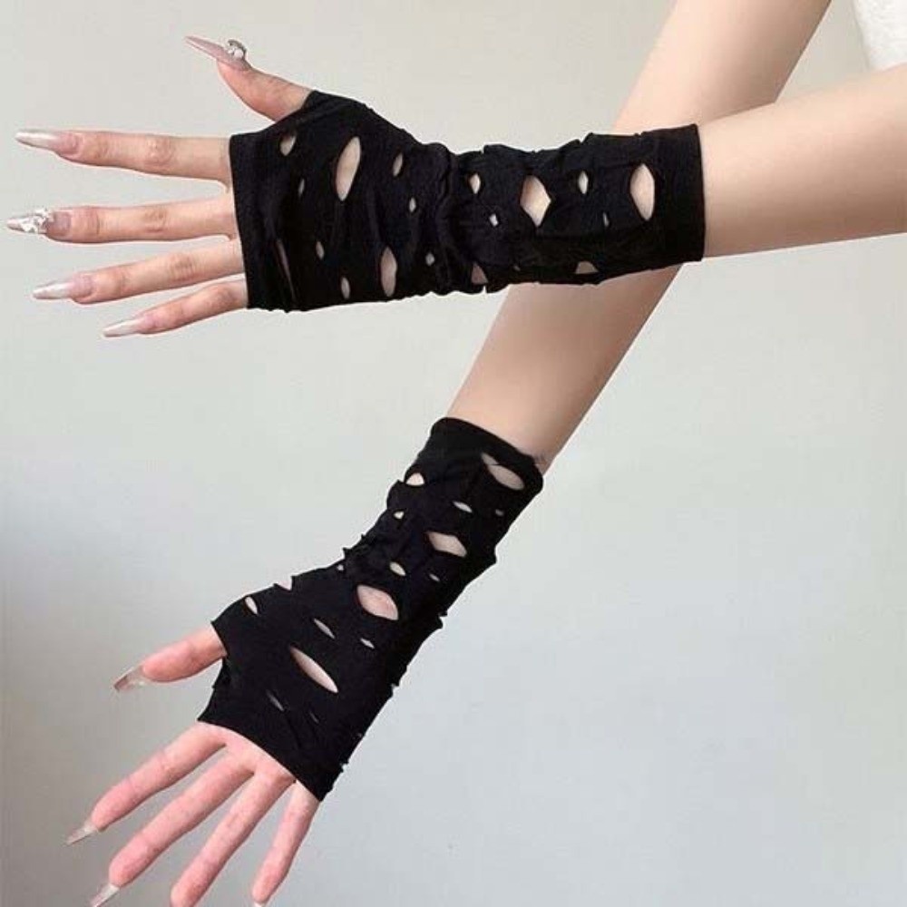 Nakładki na rękawy, podarte oc – Fingerless Glove Knit recenzja i cena